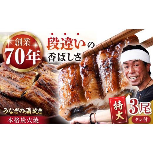 ふるさと納税 うなぎ 佐賀県 嬉野市 通常発送 極上特大 うなぎ セット (3尾 タレ付き) 森うなぎ屋 NAK006 うなぎ ウナギ 鰻 土用の丑の日 炭火焼 炭火 手焼き…