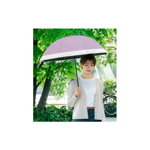 ふるさと納税 雑貨・日用品 兵庫県 芦屋市 ロサブラン 日傘 2段折り コンビ 50cm ラベンダー×アイボリー | 100% 完全遮光 晴雨兼用 Rose blanc 傘 カサ uvカ…