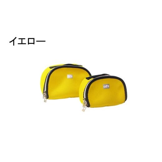 ふるさと納税 ファッション 大分県 国東市 クロッツバッグウィメン 防水素材 メイクポーチS イエロー_2670R-4 イエロー
