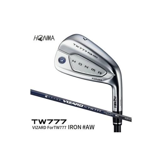 ふるさと納税 ゴルフグッズ クラブ 山形県 酒田市 本間ゴルフ TW777 PCB MAX IRON VIZARD ForTW777 #AW(1本)　ゴルフクラブ T／／WORLD ツアーワールド アイア…_1