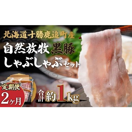 ふるさと納税 豚肉 しゃぶしゃぶ 北海道 鹿追町 定期2ヶ月 鹿追産 自然放牧黒豚しゃぶしゃぶセット ふるさと納税 人気 おすすめ ランキング 黒豚 豚肉 肉 ポ…