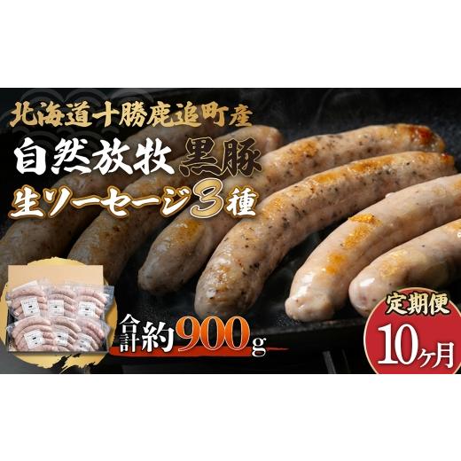 ふるさと納税 肉 ソーセージ 北海道 鹿追町 定期10ヶ月 鹿追産 自然放牧黒豚無添加生ソーセージセット ふるさと納税 人気 おすすめ ランキング 黒豚ソーセー…