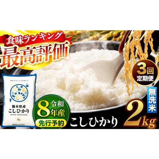 ふるさと納税 米 コシヒカリ 栃木県 真岡市 先行予約 定期便3回 ＼無洗米/ 栃木県産コシヒカリ 2kg | 真岡市産 コシヒカリ 銘柄 お米 米 おにぎり おむすび …