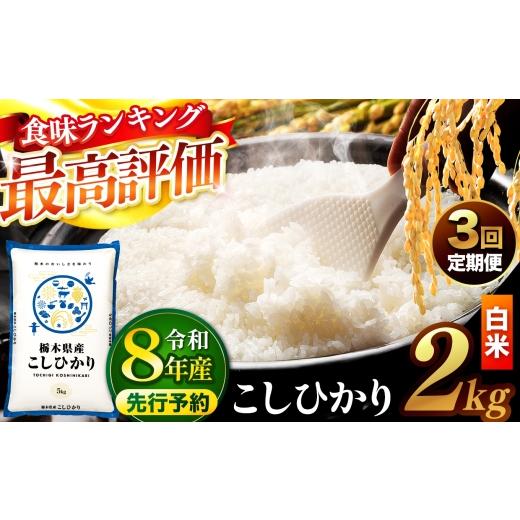 ふるさと納税 米 コシヒカリ 栃木県 真岡市 先行予約 定期便3回 ＼白米/ 栃木県産コシヒカリ 2kg | 真岡市産 コシヒカリ 銘柄 お米 米 おにぎり おむすび ふ…