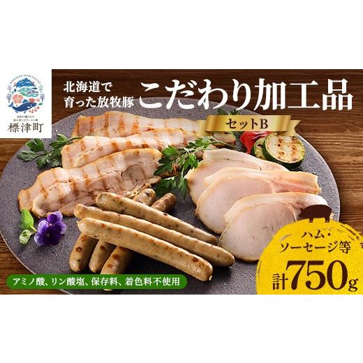 ふるさと納税 肉 北海道 標津町 無添加 ・ 無着色 北海道産 ハム ・ ウインナー 等 詰め合わせ 750g 国産 人気 おすすめ ギフト セット ハム ベーコン ブロッ…