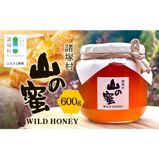 ふるさと納税 加工品等 はちみつ 宮崎県 諸塚村 はちみつ 山の蜜 600g×1本 冷蔵｜国産 蜂蜜 百花蜜 ニホンミツバチ 希少 自然養蜂 瓶 もろっこはうす 宮崎県 …_1