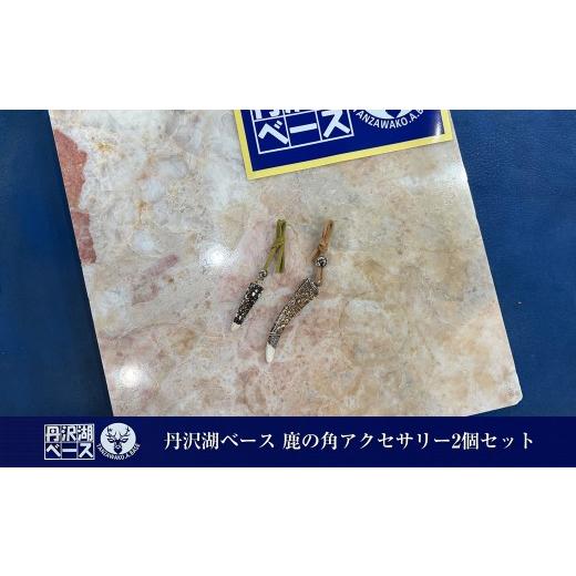 ふるさと納税 アクセサリー 神奈川県 山北町 丹沢湖ベース 鹿の角アクセサリー2個セット ハンドメイド 神奈川県 山北町