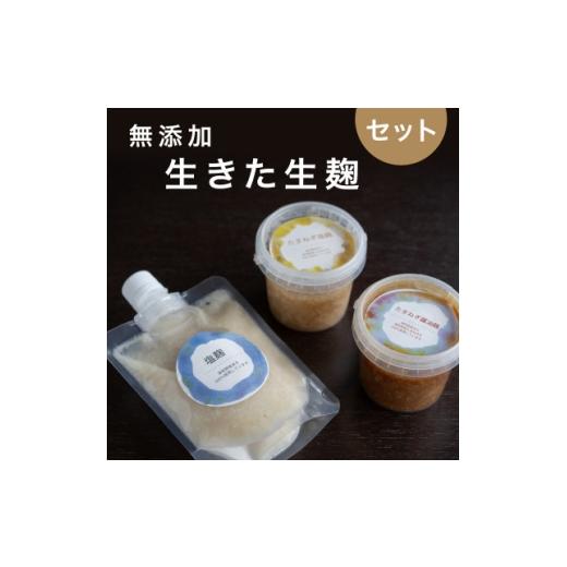 ふるさと納税 調味料・油 島根県 津和野町 冷蔵 生きた発酵食品「塩麹・玉ねぎ塩麹・玉ねぎ醤油麹」3種セット 1735467