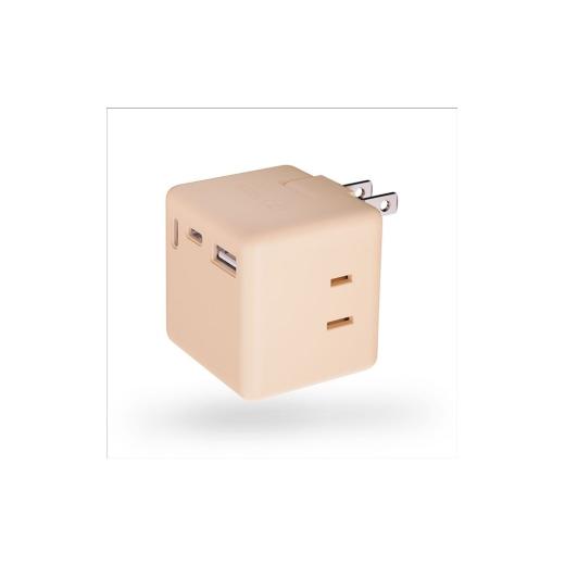 ふるさと納税 パソコン・周辺機器 大阪府 守口市 CIO 充電器 電源タップ コンセント マルチタップ 急速充電 USB-C×2 USB-A×1 Mate Tap001 シェルピンク|小…