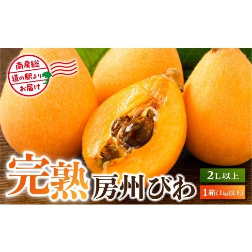 ふるさと納税 果物類 びわ 千葉県 南房総市 南房総・道の駅よりお届け 完熟『房州びわ』 2L以上 1箱(1kg以上)mi0125-0001 びわ フルーツ 旬 季節 果物 …