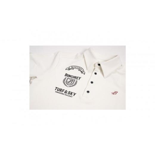 ふるさと納税 服 男 愛知県 名古屋市  父の日 BUNCUREY　ゴルフウェア　ロゴポロシャツ（BM23SS-01-042）ブラック／サイズ6 ブラック／サイズ6の画像