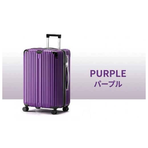 ふるさと納税 カバン 千葉県 松戸市 スーツケース Sサイズ パープル キャリーバッグ キャリーケース スーツケース 拡張機能付き スーツケース キャスター 着脱…