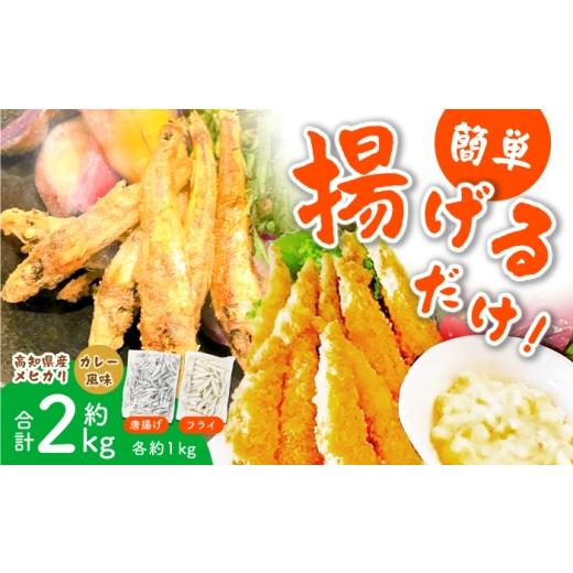 ふるさと納税 加工品等 レトルト 高知県 高知市 下処理要らず 高知県産メヒカリ 唐揚げとフライ(カレー風味)合計約2kg / メヒカリ 魚 魚介 唐揚げ フライ …