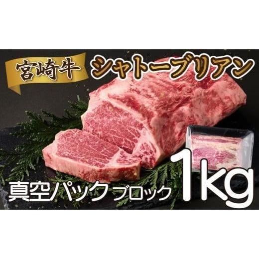 ふるさと納税 牛肉 ステーキ 宮崎県 串間市 [2026年7月発送]シャトーブリアンブロック 1kg_K033-036-2607 2026年7月発送