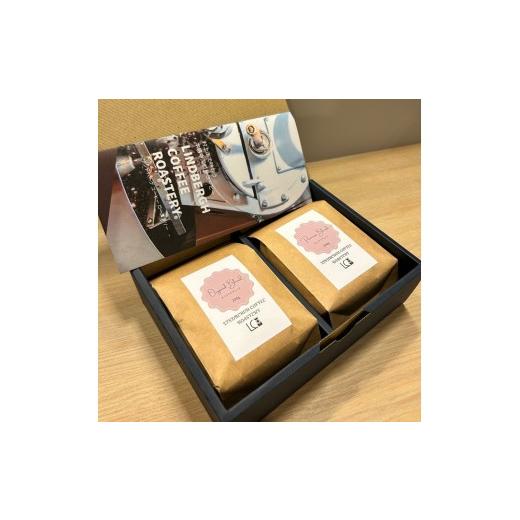 ふるさと納税 コーヒー コーヒー粉 新潟県 村上市 自家焙煎コーヒー豆 粉 LC2-2 こだわりのブレンドコーヒーセット 200g×2種 LINDBERGH COFFEE ROASTERY …