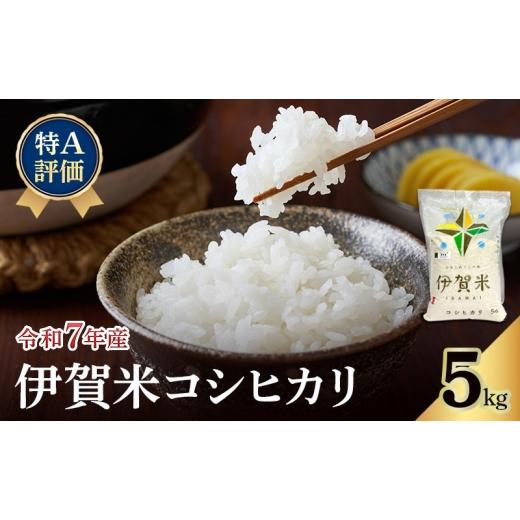 ふるさと納税 米 コシヒカリ 三重県 名張市 特A評価 令和7年産 伊賀米コシヒカリ5kg(精米) お米 米 白米 こしひかり ごはん 三重県 名張市