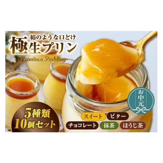 ふるさと納税 菓子 プリン 愛知県 知立市 お中元用 極生プリン 5種10個セット(3560)