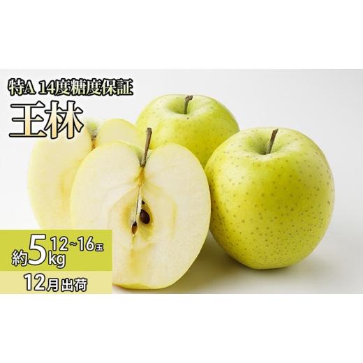 ふるさと納税 りんご 青森県 板柳町 12月 特A王林約5kg(12〜16個)14度糖度保証 青森りんご・ゆうきアップル・12月 果物類 フルーツ 果物 代表品種