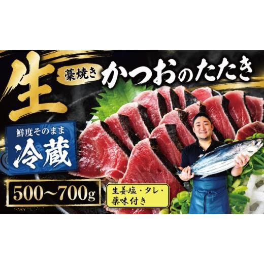 ふるさと納税 カツオ 高知県 安芸市 冷蔵 かつお 藁焼き 高知 1節〜3節 500〜700g ( 生姜塩・タレ・薬味付き ) 生かつお 藁焼きたたき かつおのたたき わら焼…