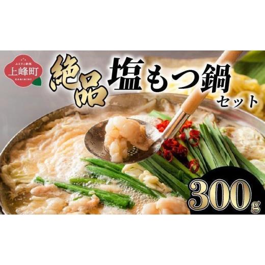 ふるさと納税 モツ鍋 佐賀県 上峰町 令和8年8月発送 2〜3人前 絶品塩もつ鍋セット(300g) 令和8年8月発送