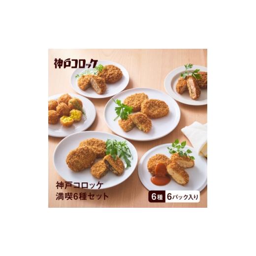 ふるさと納税 加工品等 静岡県 磐田市 神戸コロッケ 満喫6種セット 1728570