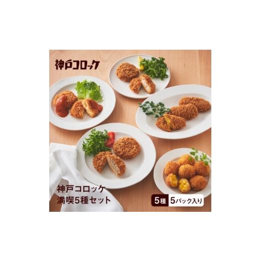 ふるさと納税 加工品等 静岡県 磐田市 神戸コロッケ 満喫5種セット 1728579