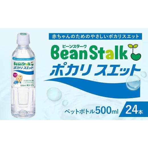 ふるさと納税 果汁飲料 滋賀県 湖南市 ビーンスターク ポカリスエット 500ml ペットボトル × 24本入 乳幼児 水分補給 浸透圧 電解質 育児 飲料 赤ちゃん ドリ…