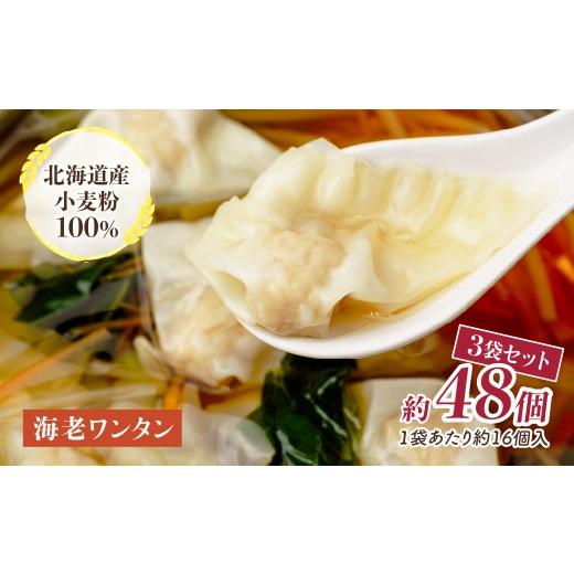 ふるさと納税 加工品等 埼玉県 上尾市 東京ワンタン本舗 海老ワンタン 約16粒 × 3袋 | ワンタン 海老 豚肉ワンタン 冷凍ワンタン 中華 町中華 おいしい 中華…