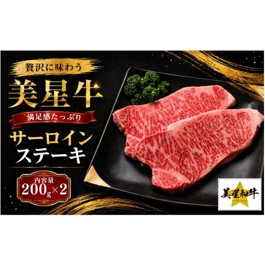 ふるさと納税 牛肉 サーロイン 岡山県 真庭市 岡山県 黒毛和牛 美星牛 サーロインステーキ 200g×2枚 和牛(400g) 国産 牛肉 msmt001-01