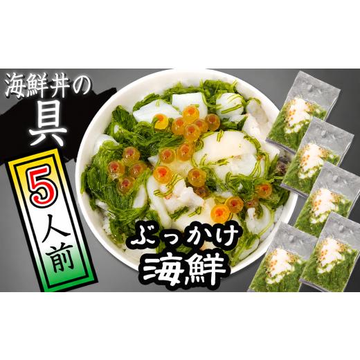 ふるさと納税 魚貝類 ホタテ 岩手県 滝沢市 簡単 流水解凍 海鮮丼の具 ぶっかけ海鮮 5人前 十六家 刺身 刺し身 さしみ 生食 生食用 海鮮 海鮮丼 めかぶ メカブ…