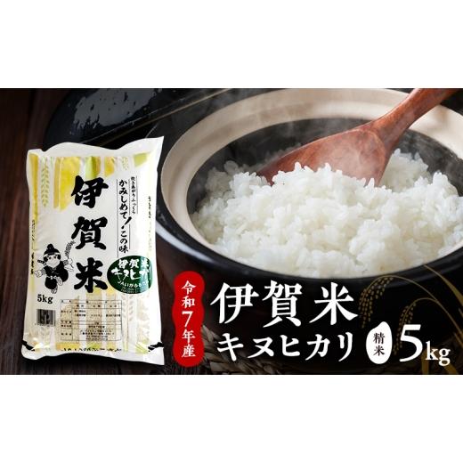 ふるさと納税 米 三重県 名張市 精米 令和7年産 伊賀米キヌヒカリ 5kg お米 米 白米 ごはん 三重県 名張市