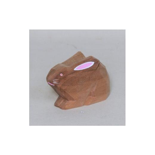 ふるさと納税 文房具・玩具 奈良県 奈良市 奈良一刀彫 卯(中) 伝統工芸品 大林杜壽園 奈良県 奈良市 なら 奈良一刀彫 卯(中)