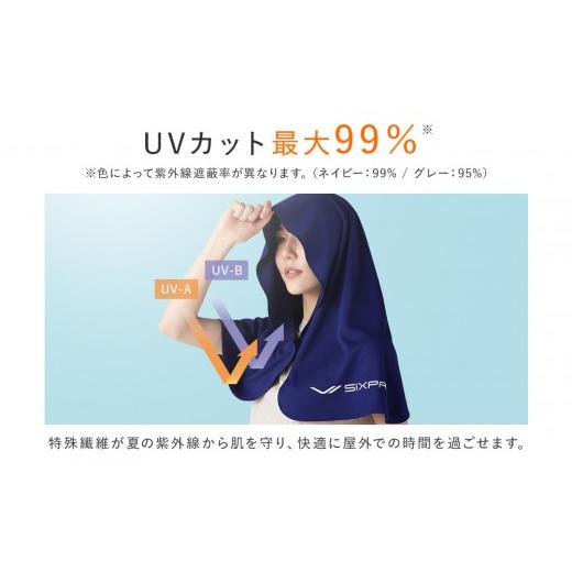 ふるさと納税 タオル・寝具 愛知県 名古屋市  ネイビー SIXPAD 冷感タオル | 父の日 ネイビー_6