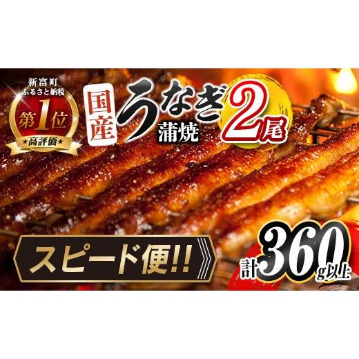 ふるさと納税 うなぎ 宮崎県 新富町 3営業日以内に出荷 高評価 うなぎ 鰻楽 国産 蒲焼 2尾 人気 無頭 計360g以上 おすすめ 冷凍 簡単調理 個包装 鰻 魚介 贈…