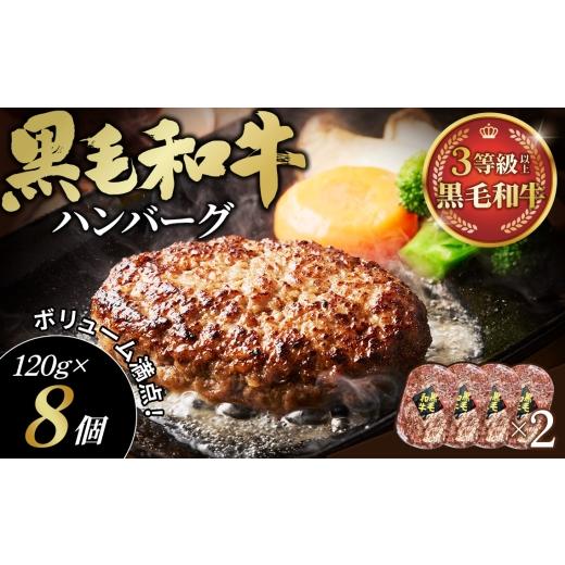 ふるさと納税 肉 ハンバーグ 埼玉県 鴻巣市 黒毛和牛ハンバーグ120g×8個セット / 黒毛和牛 ハンバーグ 冷凍 ストック 家族ごはん 肉惣菜 手作り風 肉汁 夕食…
