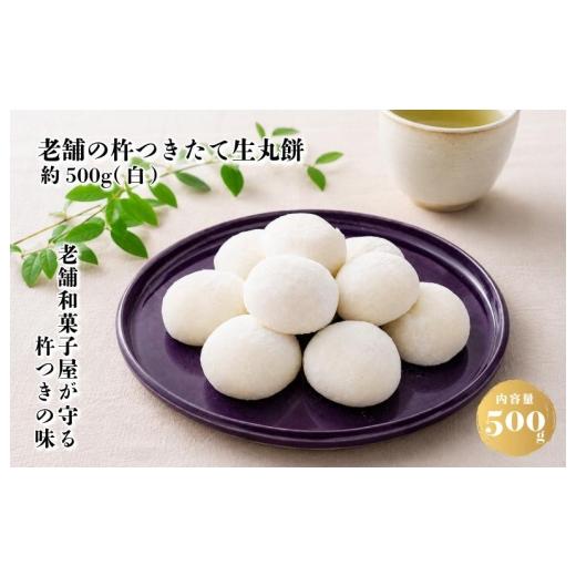ふるさと納税 米・パン 餅 大阪府 泉佐野市 無添加 老舗職人の杵つき生丸餅(白)約500g 小分け 50g×10個 解凍するだけで“つきたて"の粘りと香り