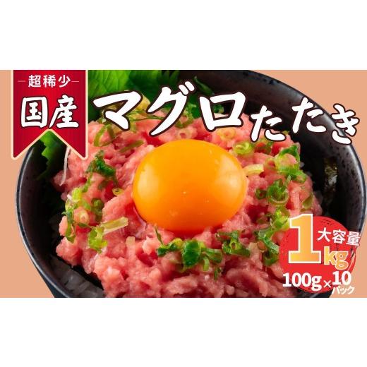 ふるさと納税 マグロ 福岡県 宗像市 まぐろたたき ネギトロ(100g×10P) 魚住商店 _HA1975 まぐろ ねぎとろ 丼 おつまみ 国産 おかず 福岡県宗像市 宗像市 福岡…