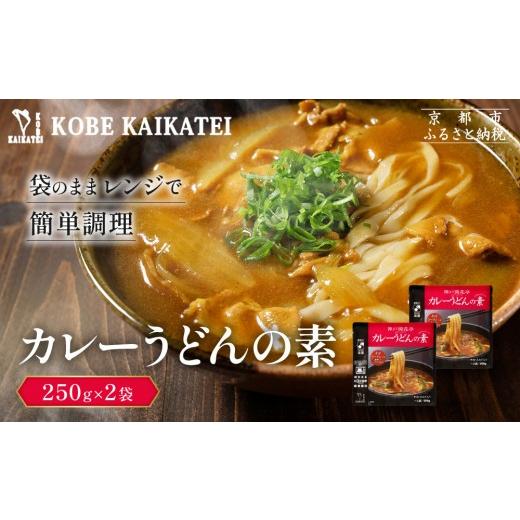 ふるさと納税 加工品等 レトルト 京都府 京都市 一流シェフ仕込み 神戸開花亭 カレーうどんの素 250g×2袋|京都 有名店 カレーうどん 人気セット[ 有名店 カ…