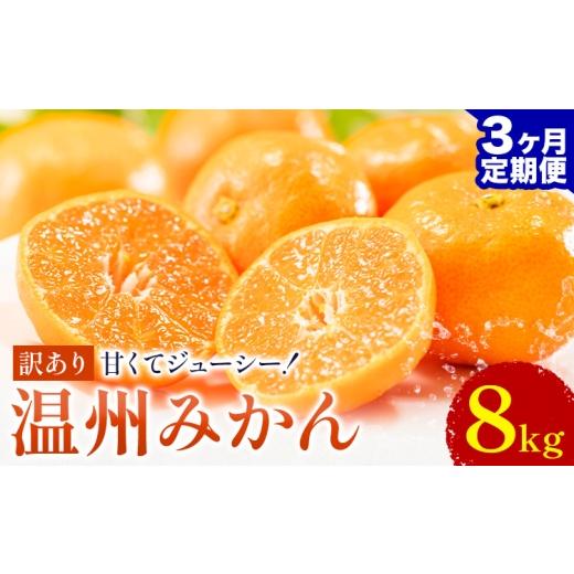 ふるさと納税 果物類 みかん 熊本県 荒尾市 3ヶ月定期便 訳あり 温州みかん 約8kg 日本フルーツ株式会社 熊本県 荒尾市 [10月上旬-12月末頃出荷] デコポン …