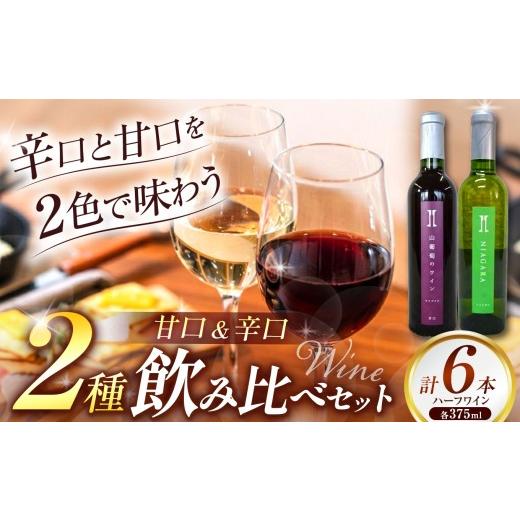 ふるさと納税 ワイン セット 長野県 伊那市 ワイン 伊那ワイン工房 ハーフ ワイン 6本 セット ( ナイアガラ 辛口 と 山葡萄 甘口 )|ワイン 赤ワイン 白ワイ…