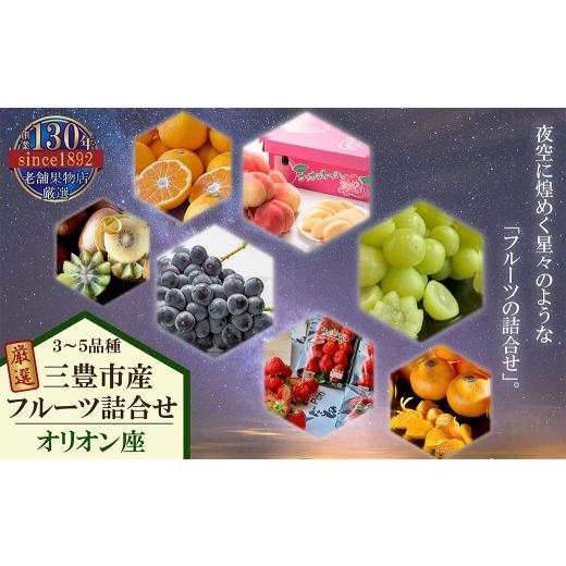 ふるさと納税 ぶどう 香川県 三豊市 三豊市産の厳選フルーツ詰合せ オリオン座