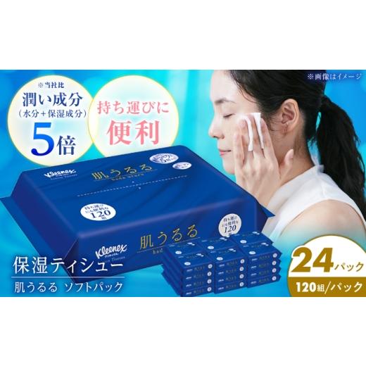 ふるさと納税 雑貨・日用品 神奈川県 開成町 ローションティッシュ クリネックス 肌うるる ソフトパック 120組(240枚)×24パック 日本製紙クレシア株式会社 開…