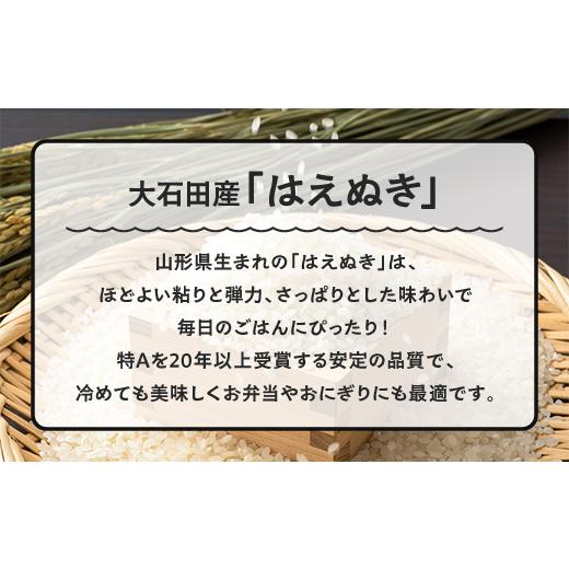 ふるさと納税 米 はえぬき 山形県 大石田町 先行予約 玄米2回定期便 新米 米 はえぬき 30kg 玄米 令和8年産 特別栽培米 2027年2月・2027年5月発送 沖縄・離島…