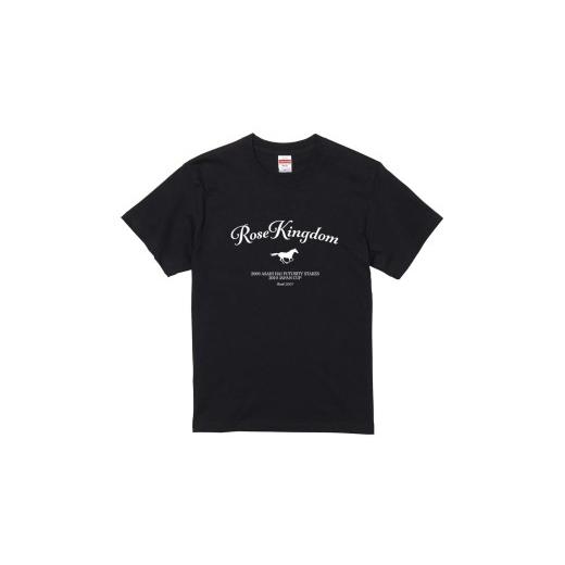 ふるさと納税 服 北海道 平取町 ローズキングダム (ブラック)Tシャツ 選べる3サイズ L ふるさと納税 人気 おすすめ ランキング 馬 競馬 競走馬 引退馬 ロ…