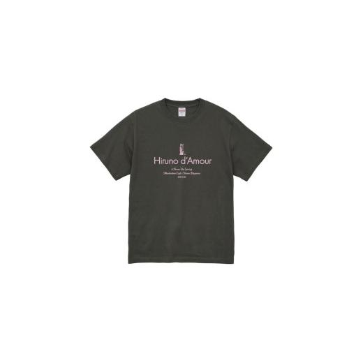 ふるさと納税 服 北海道 平取町 ヒルノダムール (燻みブラック)Tシャツ 選べる4サイズ L ふるさと納税 人気 おすすめ ランキング 馬 競馬 競走馬 引退馬 …