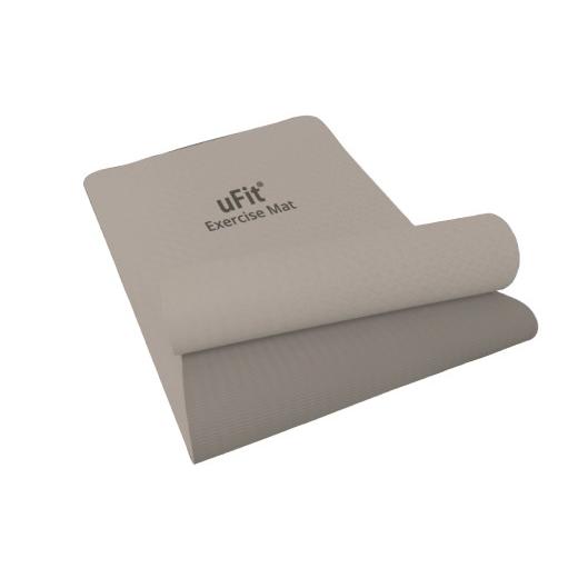 ふるさと納税 スポーツ・アウトドア 東京都 渋谷区 uFit Exercise Mat 200×90cm グレージュ エクササイズ マット ヨガ 筋トレ グリップ力 ズレにくい 運動 …