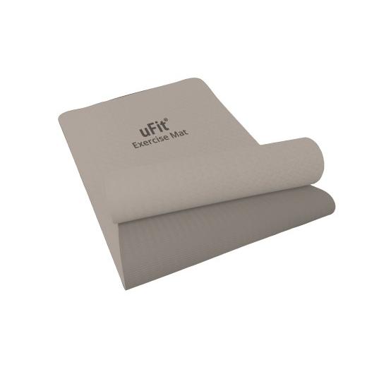 ふるさと納税 スポーツ・アウトドア 東京都 渋谷区 uFit Exercise Mat 183×61cm グレージュ エクササイズ マット グリップ力 ズレにくい クッション性 運動 …
