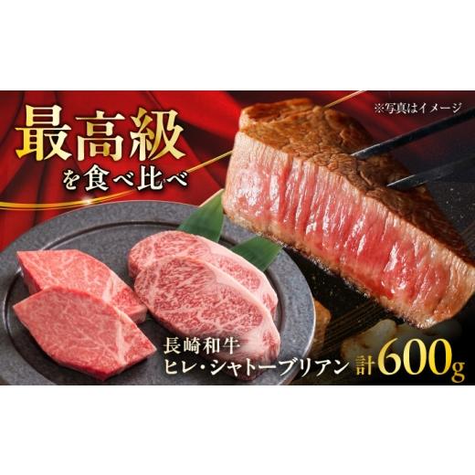 ふるさと納税 牛肉 ヒレ 長崎県 大村市 長崎和牛ヒレ&amp;シャトーブリアンステーキ 食べ比べ 各約150g×2枚 計600g / ヒレ ひれ ヒレ肉 ヒレステーキ シャト…