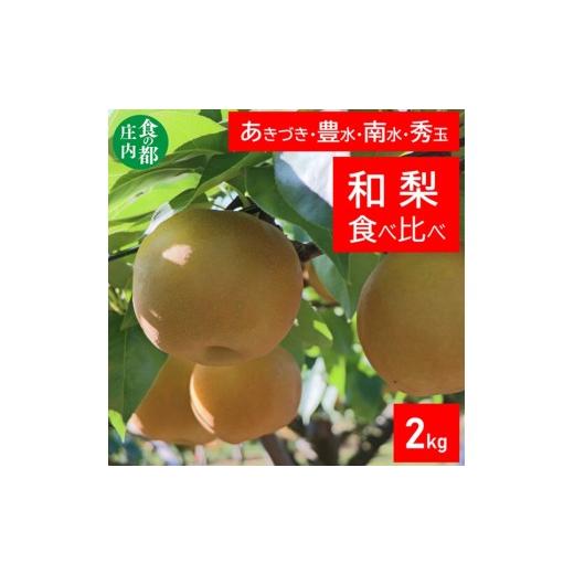 ふるさと納税 梨 山形県 三川町 食の都庄内 庄内の和梨 2品種 食べ比べ 約2kg 9月中旬頃より順次配送