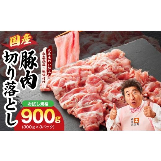 ふるさと納税 豚肉 大阪府 泉佐野市 お試し 国産 豚肉 切り落とし 900g スピード発送 氷温熟成×極味付け 小分け 300g×3P ぶたにく 普段使い 野菜炒め